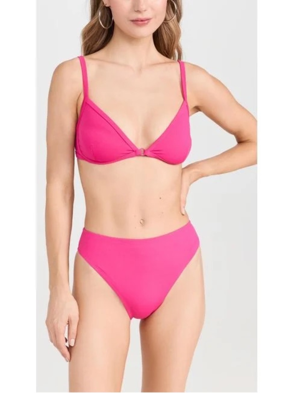 Good American high-waisted cheeky cut swim bottoms